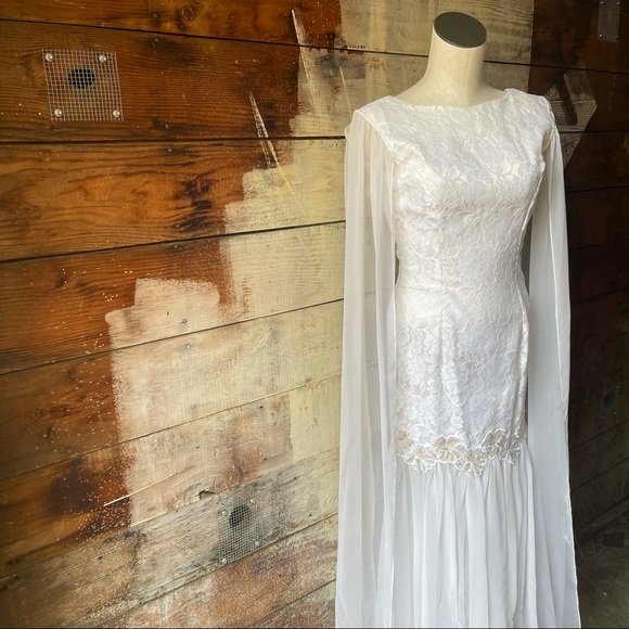 Gunne Sax Vintage 80’s does 1920’s Fitted Gown - Picture 3 of 9